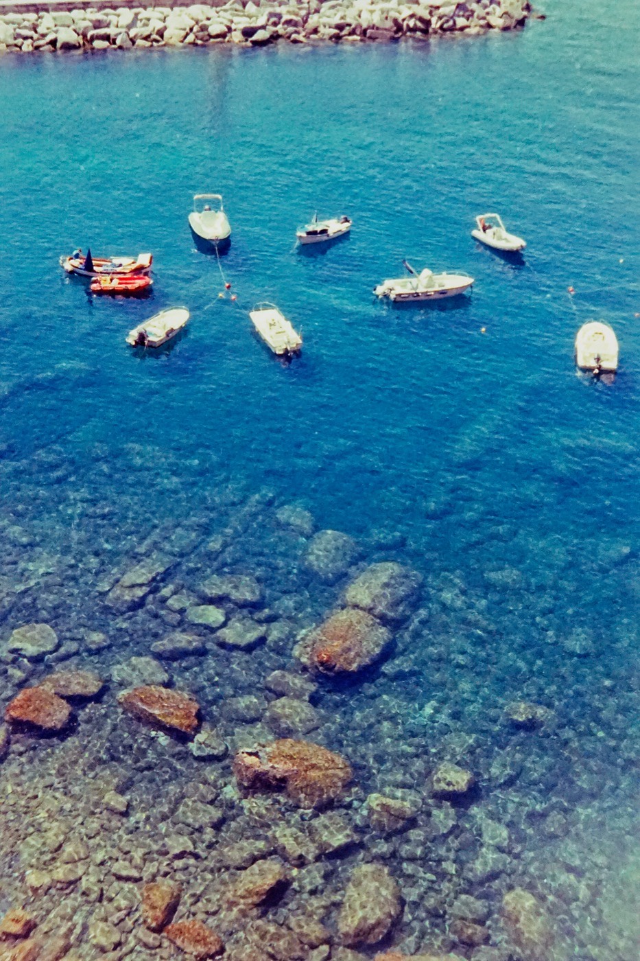 Boats on clear water