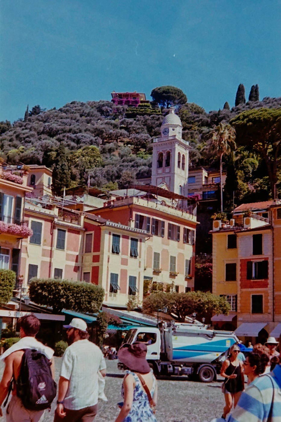 The piazza at Portofino